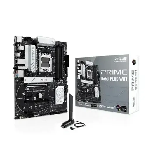 ASUS Placa mãe Prime B650-PLUS AMD B650 AM5 Ryzen? Desktop * e 7000 ATX, DDR5, PCI