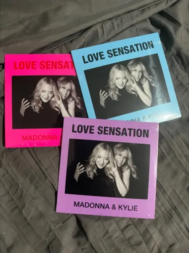 Cds Madonna x Kylie Love Sensation 3 versoes ( Loja Usa)
