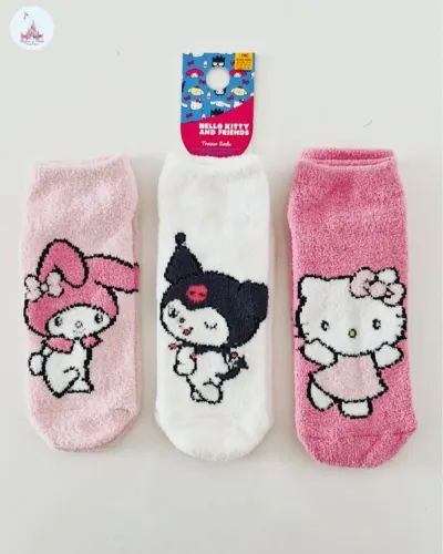 Conjunto Meias Hello Kit e Amigas Primark Importado
