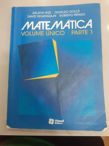 Livro Matemática volume unico (BOX COM 3 LIVROS + EXERCÍCIOS DE REVISÃO ACEITO OFERTA 