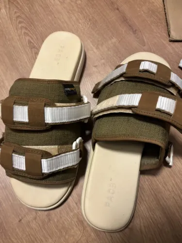 Slide PACE Velcro Cordura solado Vibram masculino verde oliva 43/44