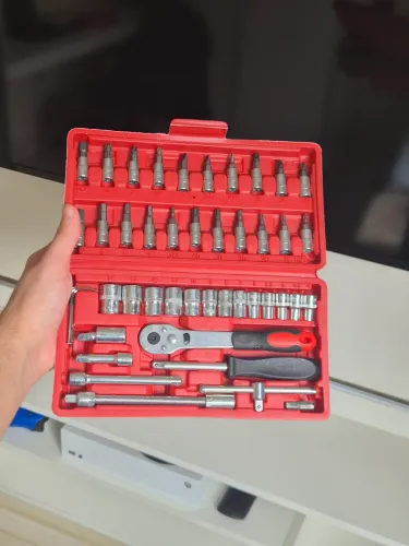 Kit de Ferramentas 46 Peças - Completo e Novo
