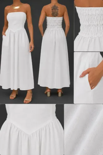Vestido MIDI branco 