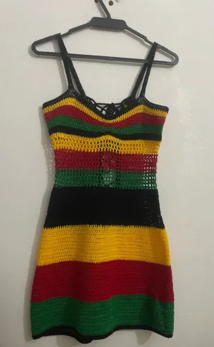 Vestido em crochê 
