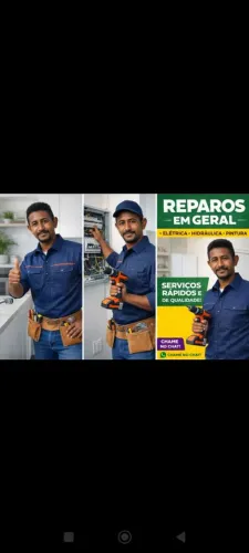 Precisou de reparo? Eletricista, encanador, desintupimento, pintura e outros 