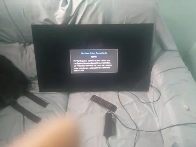 Tv Samsung HDMI fotos vídeos e música 32 polegadas semi nova 450 Smart