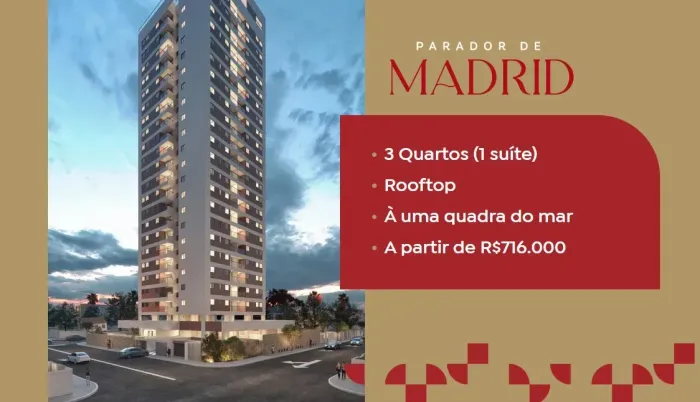 Apartamento para venda tem 83 metros quadrados com 3 quartos em Pina - Recife - PE
