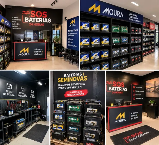 Bateria Nova e Recondicionado(usada)