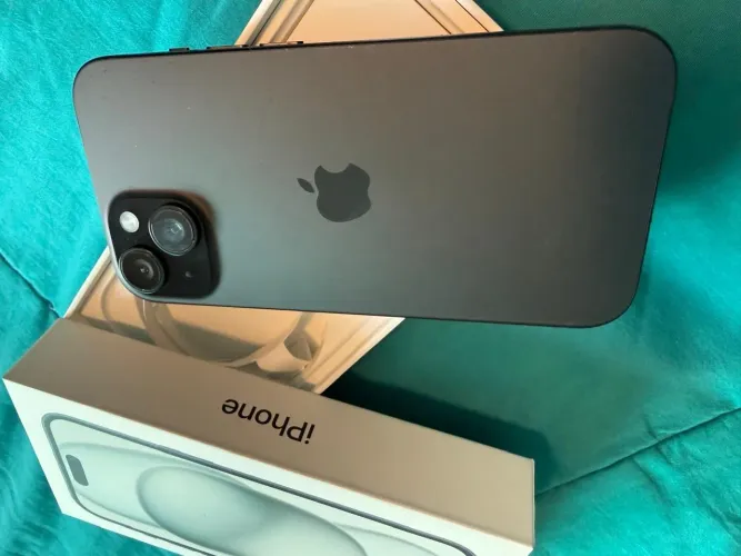 iPhone 15 256 GB - Preto - 91% de Bateria - Impecável