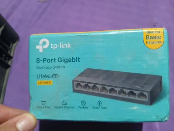 Switch 8 portas TPLink novo lacrado