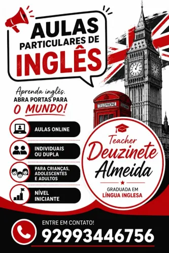 Aulas particulares de Inglês
