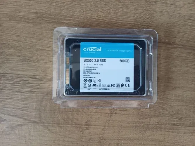 SSD Crucial BX500 500GB SATA 2.5? | Rápido e Silencioso