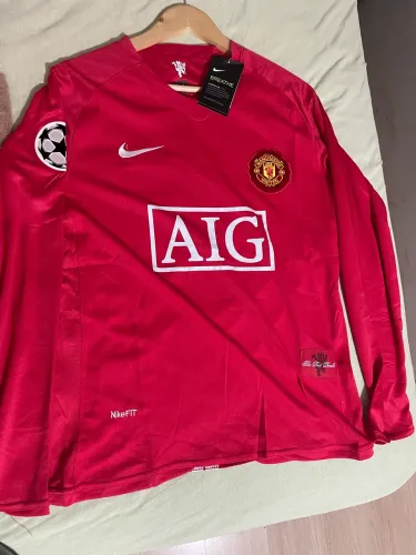 camisa manchester united 2007/2008 ronaldo