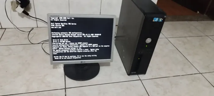 Computador e tela
