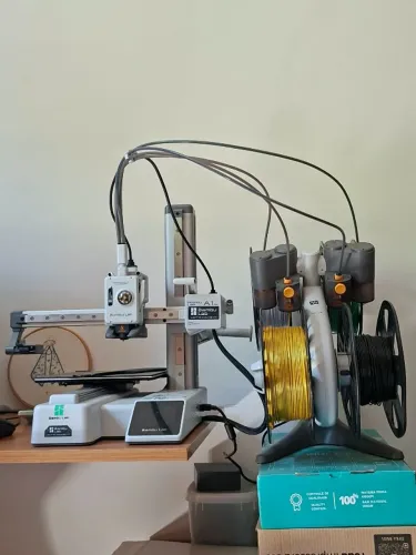 Impressora 3D Bambu Lab A1 Mini + AMS + 14 cartuchos (Vendo somente com os cartuchos)