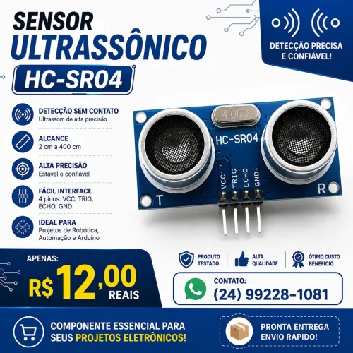 Sensor ultrasonico HC-RS04