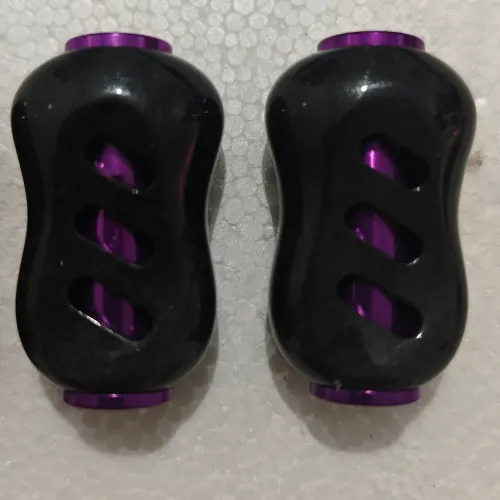 Par de knobs custom Roxo para carretilha pesca NOVO