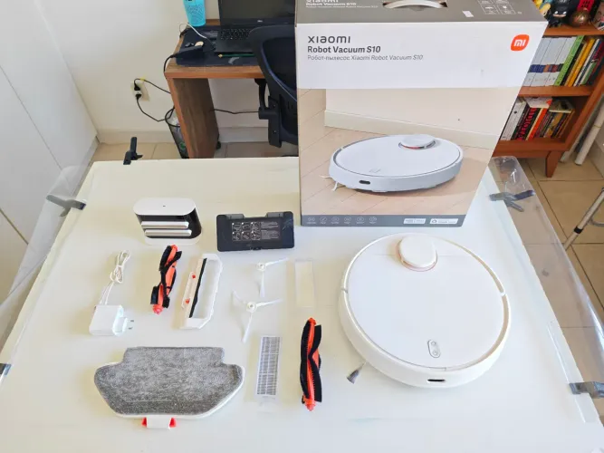 Robô Aspirador Xiaomi Vacuum S10 (COM ASSESSÓRIOS NOVOS))