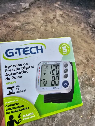 Aparelho de Pressão G-Tech NOVO sem nenhum Uso