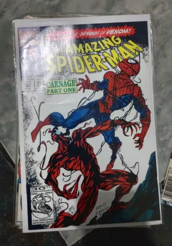 AMAZING SPIDER-MAN 361 1991 KEY ORIGINAL COM A PRIMEIRA APARIÇÃO DO CARNAGE/CARNIFICINA