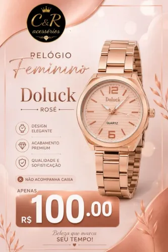 Relógio feminino Doluck