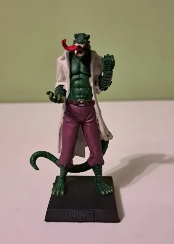 Lagarto - Coleção de Miniaturas Marvel Figurines - Ed. 52 - Eaglemoss - Homem-Aranha