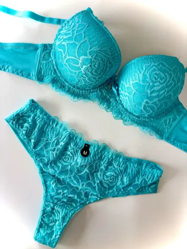 Conjunto Lingerie Azul Marinho (M)