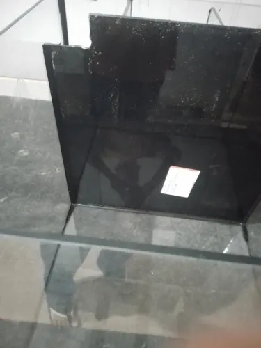 Aquário novo tamanho 50x50x50 vidro 6mm lapidado com samp traseiro