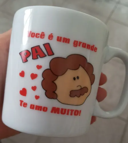 Uma xícara comemorativa dias dos pais nova