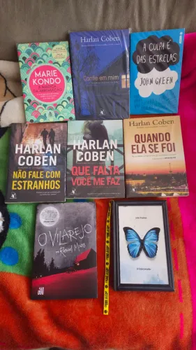 Livros 10 reais cada(exceto O Colecionador por 15 reais)