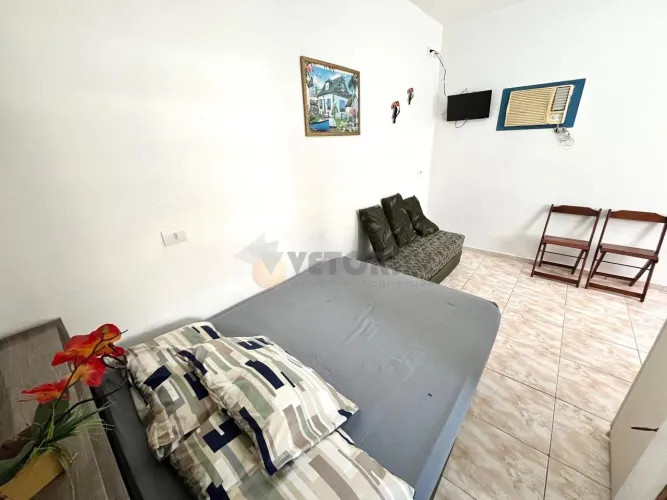Kitnet com 1 dormitório para alugar, 31 m² por R$ 1.670,00/ano - Massaguaçu - Caraguatatub