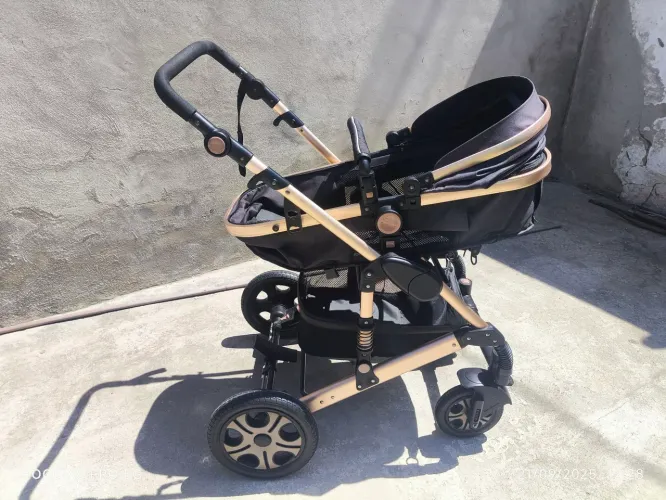  Carrinho de bebê europeu 3 em 1 