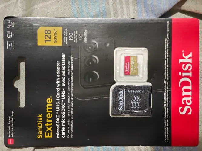 Sandisk extreme 128 GB v30 novo original!