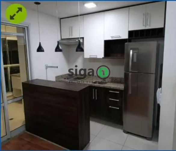 APARTAMENTO MOBILIADIO COM 1 QUARTO, 1 VAGA, PROX CAMPO BELO