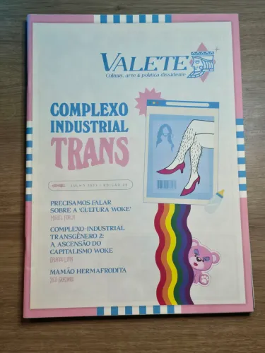 Revista Valete Ed. 06 "Complexo Industrial Trans" Rara Autografada por Arthur Mamãefalei