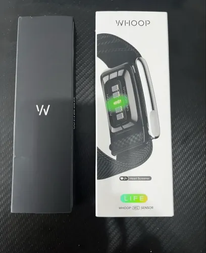 whoop 5.0 life + pulseira superknit luxe 5.0 gold