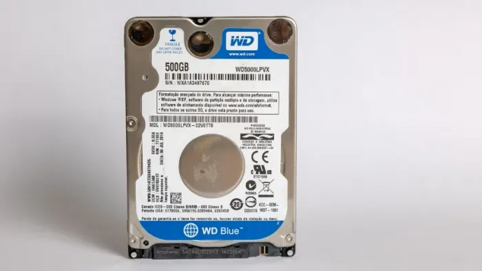 HD Western Digital Blue 500GB SATA 2.5" para Notebook - Saudável