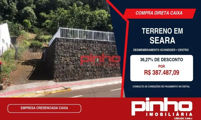 Oportunidade abaixo do preço de mercado, Terreno à venda, 23311 m² por R$ 387.487 - Centro