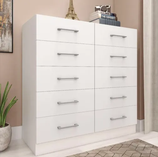 Cômoda Compacta com 4 Gavetas - MDP