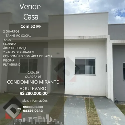 Imóvel para venda possui 52 metros quadrados com 2 quartos em Cidade Nova - Marabá - PA