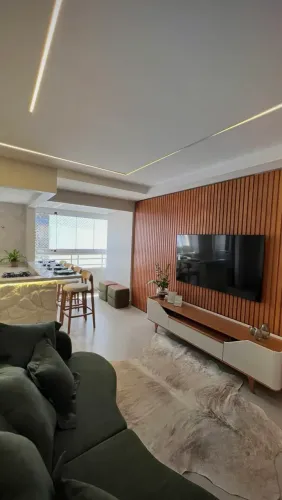 Apartamento 2 suítes mobiliado para aluguel, com 60m², próximo ao Shopping Flamboyant.
