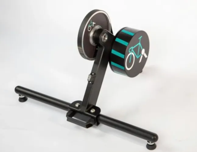 Rolo de bike Cyclotronics na caixa