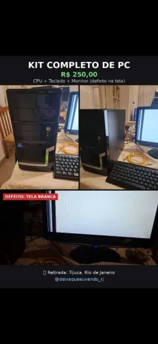 Kit computador R$240,00