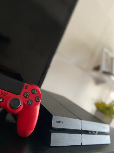 PlayStation 4 (ps4) completo - controle mais jogos
