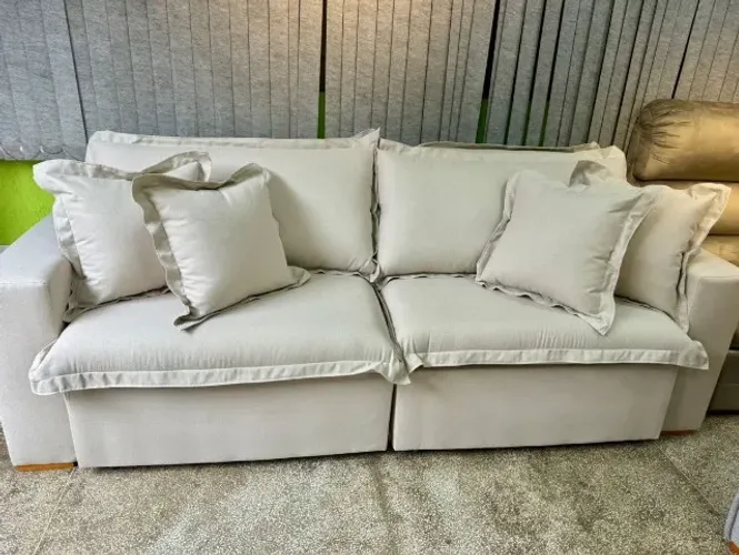 Sofá Cama Dublin 2,40 Cm Confort Lar - Fácil Distribuição