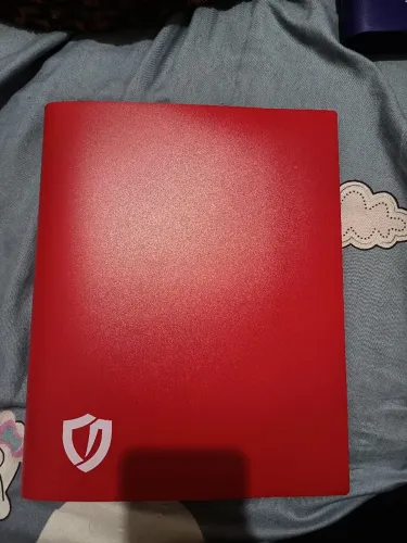 Fichário central 3x3 vermelho 50 pra sair rápido