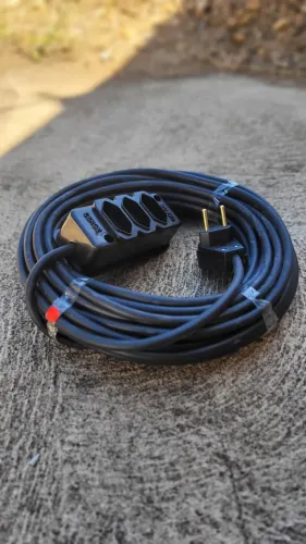 Extensão Elétrica 15 Metros Cabo PP 2X2,5mm Reforçado
