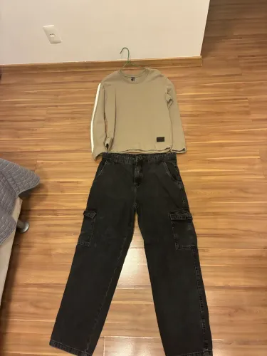 Conjunto Calça jeans + Suéter
