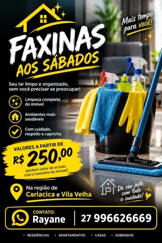 Faço faxinas