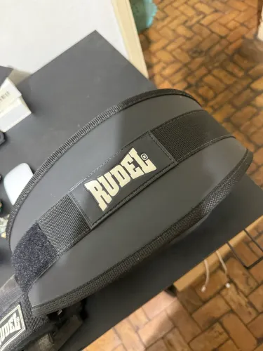 Cinturão de musculação Rudel + 2 straps